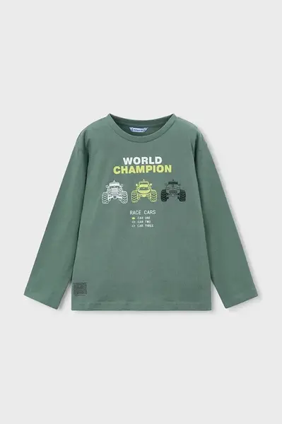 Dětské bavlněné tričko s dlouhým rukávem Mayoral