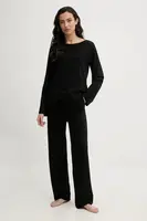 Pyžamo HUGO MESH LOGO LONG SET