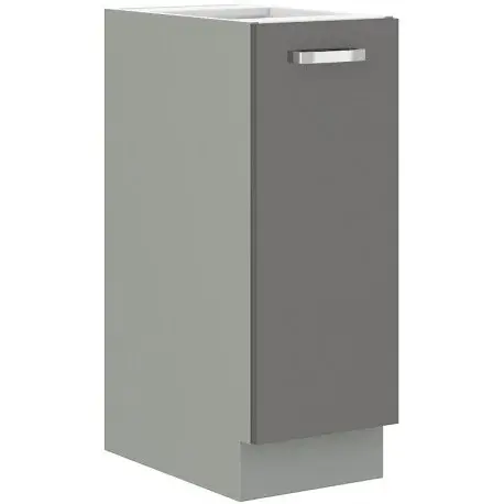 Spodní skříňka 30 D CARGO BB Barva korpusu: Šedá, Barva dvířek: Šedý lesk (Šedá)