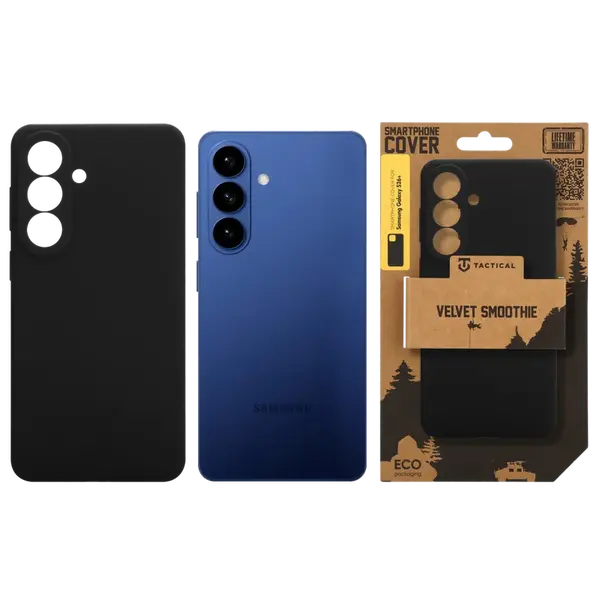 Zadní kryt Tactical Velvet Smoothie pro Samsung Galaxy S26+, asphalt