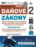Daňové zákony 2026 (Díl 2.)