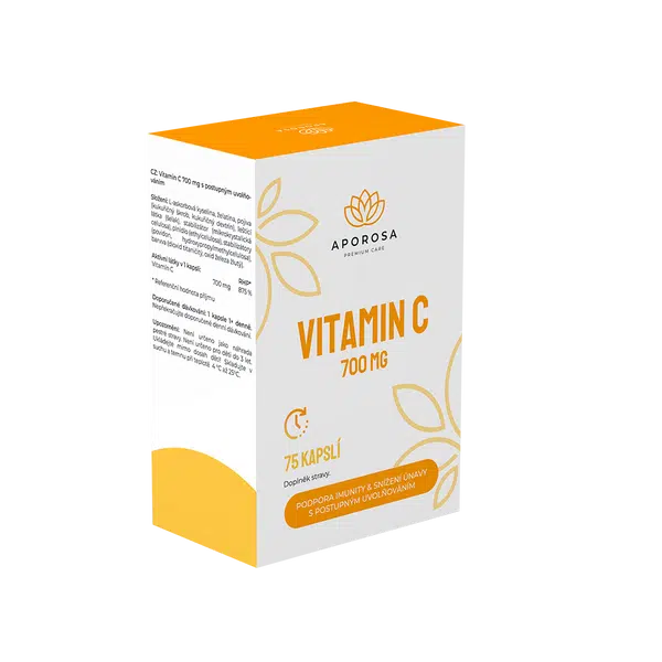 APOROSA Vitamin C 700 mg s postupným uvolňováním 75 kapslí