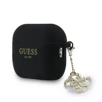 Silikonové pouzdro Guess 4G Charm pro AirPods Pro 3, černá