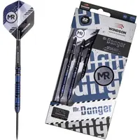 Windson MR. DANGER 22 G Set wolframových šipek steel, černá, velikost