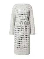 EDITED Pletené šaty 'Lieven'  sivá melírovaná