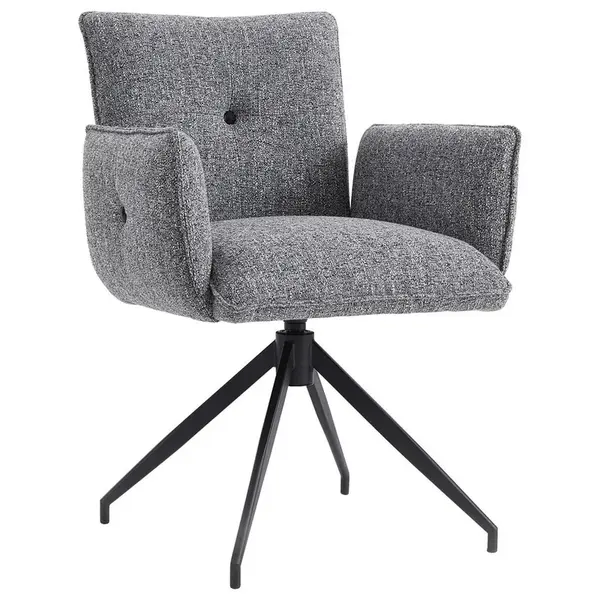 Hom`in ŽIDLE S PODRUČKAMI, železo, vzhled lnu, šedá