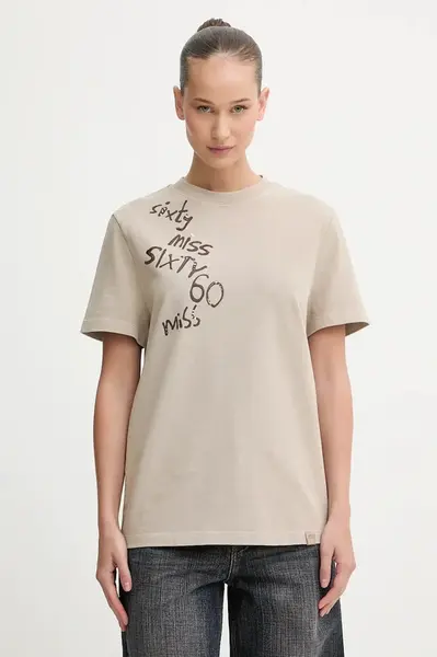 Bavlněné tričko Miss Sixty