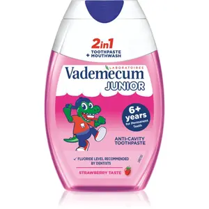 Vademecum Junior 2 in 1 zubná pasta a ústna voda 2v1 6+ rokov 75 ml