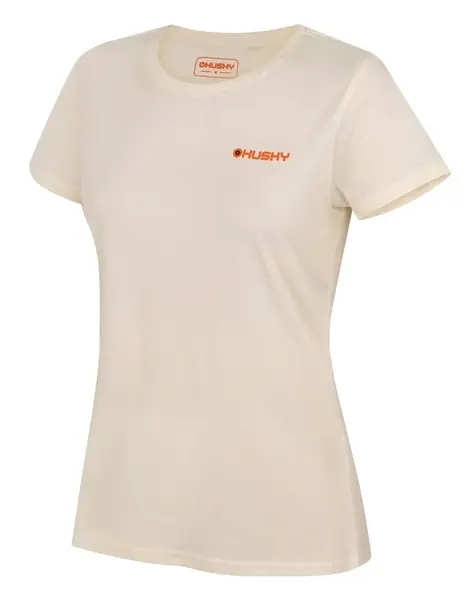 Husky  Tee Walker L beige, M Dámske bavlnené tričko