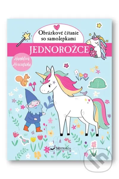 Obrázkové čítanie so samolepkami: Jednorožce - kniha z kategorie Beletrie pro děti
