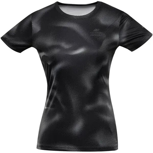 ALPINE PRO QUATRA Dámské funkční triko, černá, velikost