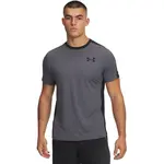 Under Armour HEATGEAR WORDMARK Pánské sportovní tričko, tmavě šedá, velikost M