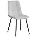 Stylife ŽIDLE, černá, šedobéžová