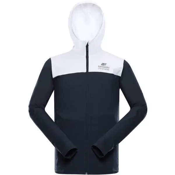 ALPINE PRO FANC Pánská funkční mikina, tmavě modrá, velikost