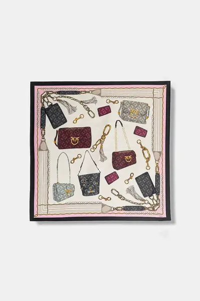 Šátek s přídavkem hedvábí Pinko