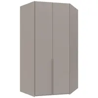 MID.YOU ROHOVÁ ŠATNÍ SKŘÍŇ, šedá, Sahara, 120/236/120 cm