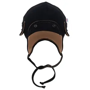 New Baby Jarní kojenecká čepička  Special One černá, vel. 86 (12-18m)