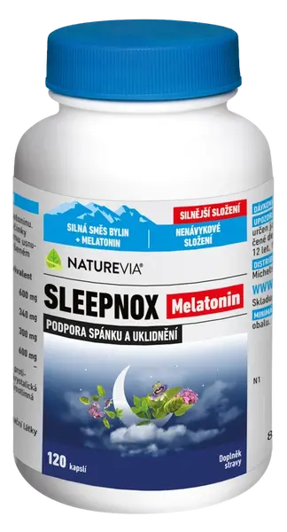 NATUREVIA Sleepnox Melatonin 120 kapslí