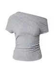 ABOUT YOU Tričko 'Robin'  sivá melírovaná