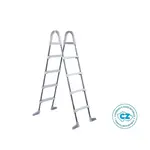 Schůdky k bazénům výška stěny do 1,22m šedé