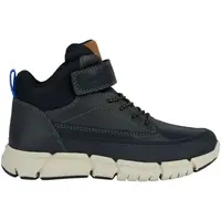 Geox J FLEXYPER Chlapecká zimní obuv, černá, velikost