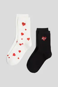 Ponožky Karl Lagerfeld K/HEART 2-pack
