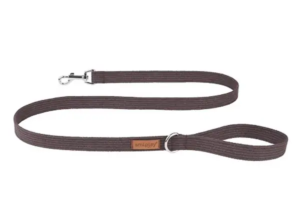 Amiplay Vodítko Cotton Hnědé 140 cm - L | P58950