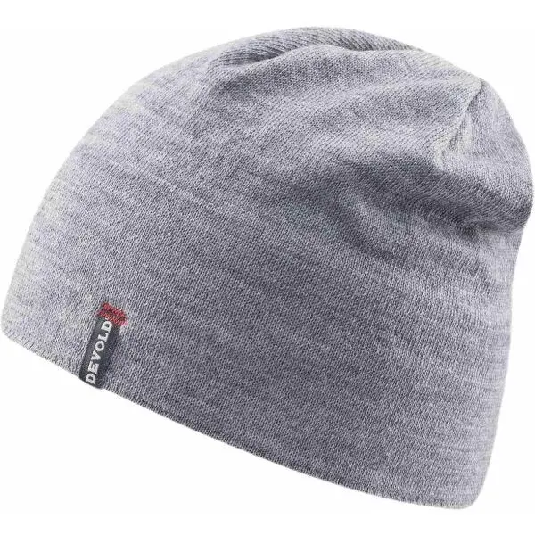 Devold FRIENDS MERINO BEANIE Čiapka, sivá, veľkosť