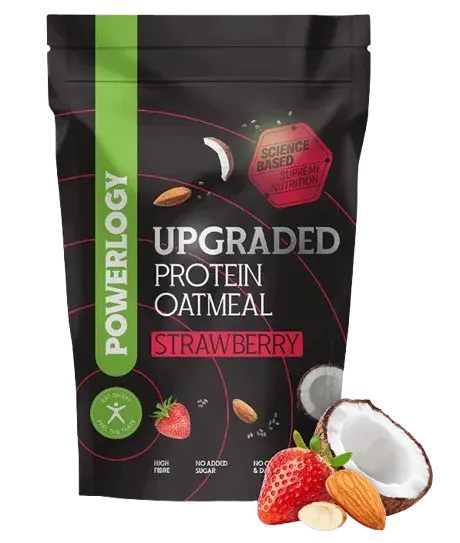 POWERLOGY Upgraded Protein Oatmeal Strawberry 350 g