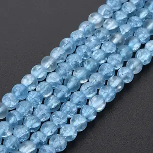 Crackle Glass Beads Strands