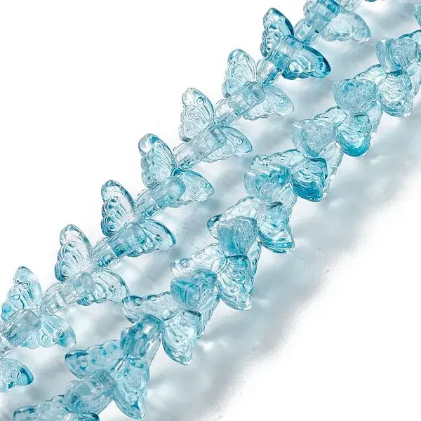 Transparent Glass Beads Strand
