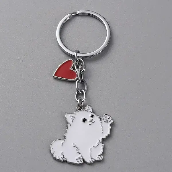 Animal Theme Alloy Keychain