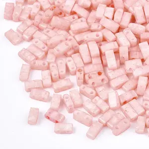 2-Hole Baking Paint Glass Seed Beads
