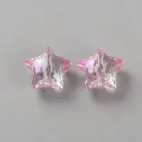 Star Transparent Acrylic Beads