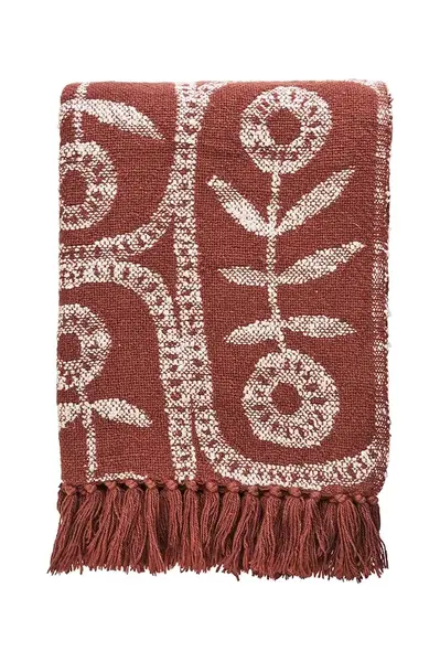 Bavlněný přehoz Madam Stoltz 125 x 175 cm