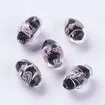 Handmade Silver Foil Lampwork Beads