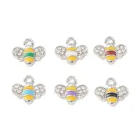 Platinum Plated Alloy Enamel Charms