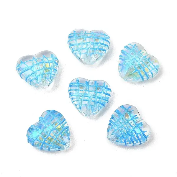 Transparent Glass Enamel Beads