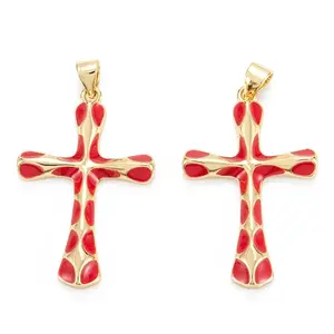 Brass Enamel Pendants