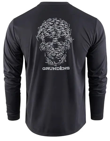 Grundéns funkčné uv tričko bait ball ls tech tee black - xxl