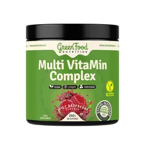 GREENFOOD NUTRITION VitaMin Complex, juicy raspberry 240 g