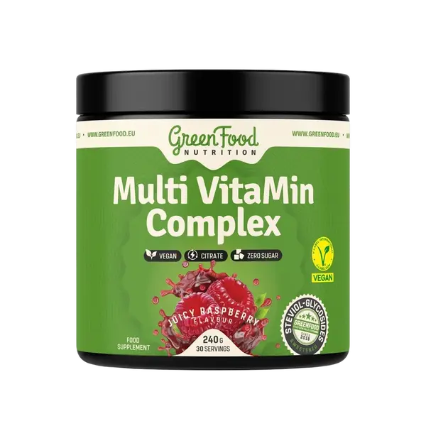 GREENFOOD NUTRITION VitaMin Complex, juicy raspberry 240 g