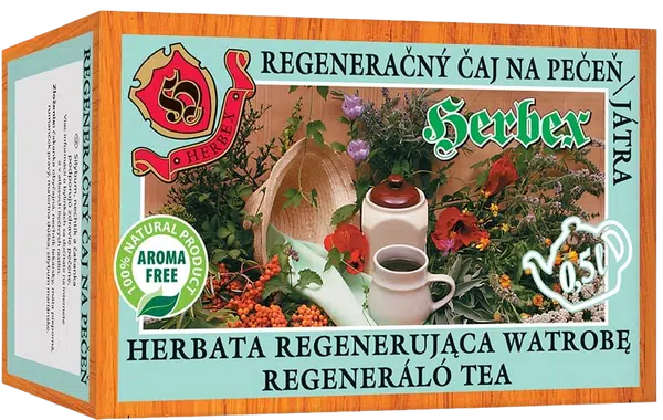 HERBEX Regenerační čaj (játra-žlučník) sáčky 20 x 3 g