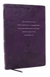 Peace of God Bible: Discover and Experience God's Shalom Throughout the Bible (NKJV, Purple Leathersoft, Red Letter, Comfort Print) - Jeremiah J. John