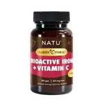 NATU Garden Fusion, Bioaktivní železo 20 mg s vitaminem C a piperinem 90 kapslí