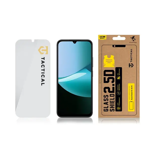 Tvrzené sklo Tactical Glass Shield 2.5D pro Xiaomi Redmi 15C 4G/5G, transparentní