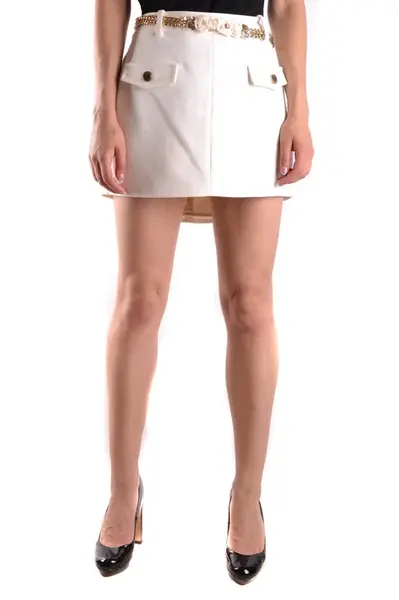 Bílá mini sukně Elisabetta Franchi