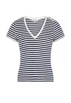 Pruhované tričko s krátkým rukávem