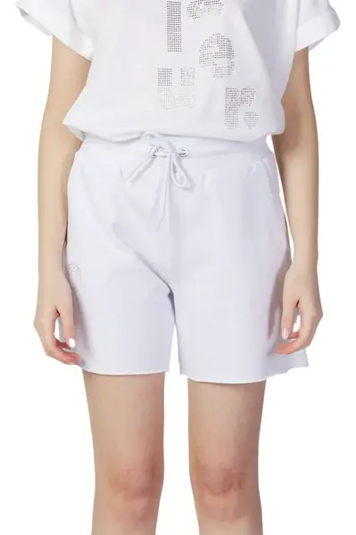 Bílé dámské sportovní kraťasy