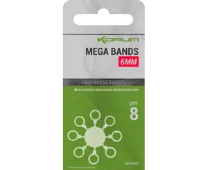 Korum kroužky smokescreen mega bands - 6 mm